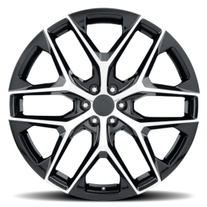 Gloss Black Machined Face