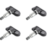 Four Programmed TPMS Sensors with Valve Stems